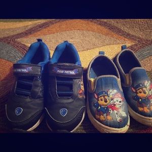 Paw patrol Disney 2 pair of shoes for $7 🎉🎉🎉